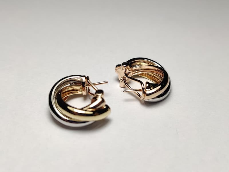 Argolla Aria — Oro tricolor 14k, Tres oros