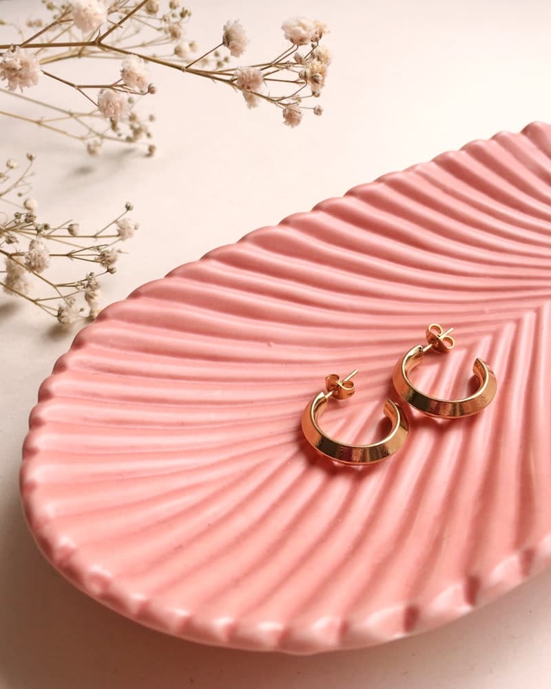 Argolla Luz — Oro amarillo 14k, Oro pulido