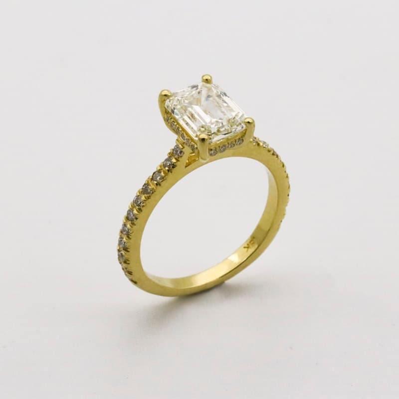 Cúpula — Oro amarillo 18k, 1.0 ct